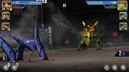 Level 40 Scaphognathus vs Level 38 Pachyrhinosaurus