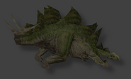 Stegosaurus in PSX The Lost World game. Courtesy of Jurassica.net