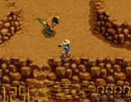 Dilo in the SNES game.