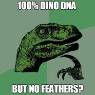 Philosraptor meme.