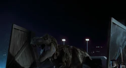 Побег тираннозавра из трюма грузового судна