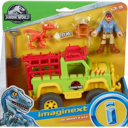 imaginext jurassic world truck