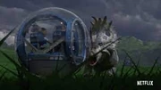 Brooklynn y Darius son atacados por el Sinoceratops