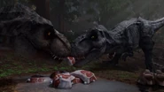 Little Eatie and her mother eating together