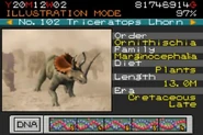 TriceratopsLhornParkBuilder.jpg (28 KB) Triceratops L-Horn in Jurassic Park III: Park Builder.