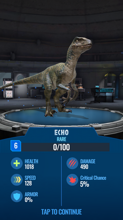 Echo/JW: A, Jurassic Park Wiki