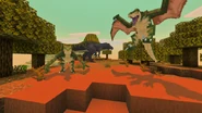 Minecraft Mutadons.jpg (127 KB) A Rebirth Spinosaurus behind two Mutadons in Minecraft