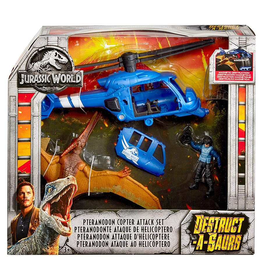 Dino big copter playset discount