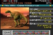 Camptosaurus dans Jurassic Park III : Park Builder.