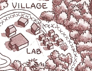 Map of the Village and Lab Compound from the "The Lost World" map.