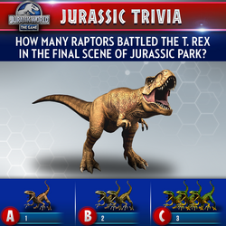 How to unlock t rex in jurassic world the game hotsell