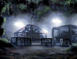 TLW hunters camp concept art