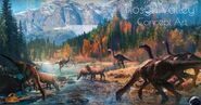 Gallimimus and Elks