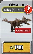 Yutyrannus card