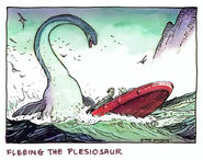 Plesiosaurus attacking Tim and Lex