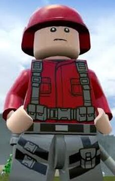 Lego jurassic world red top