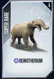 Deinotherium New Card