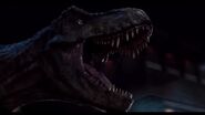 T. rex roars