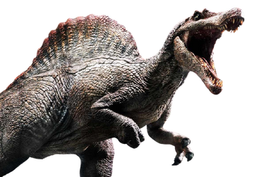 um desenho de linha contínua do rugido do dinossauro tiranossauro