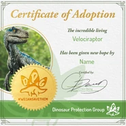 Adoptadinoprbcb972ed64874f73f2b0cf2e701d1c25.png (356 КБ) Сертификат DPG о символическом усыновлении велоцираптора для распечатки