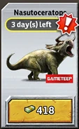 Nasutoceratops card