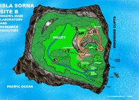 Isla Sorna Novel Map Isla Sorna (Novel Canon) | Jurassic Park Wiki | Fandom