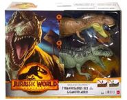 The new Sound Surge T. rex vs. Giganotosaurus figures