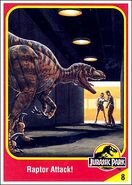 Velociraptor collector card