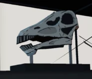 Diplodocus skull