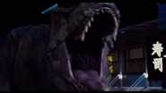 T. rex charging Indominus