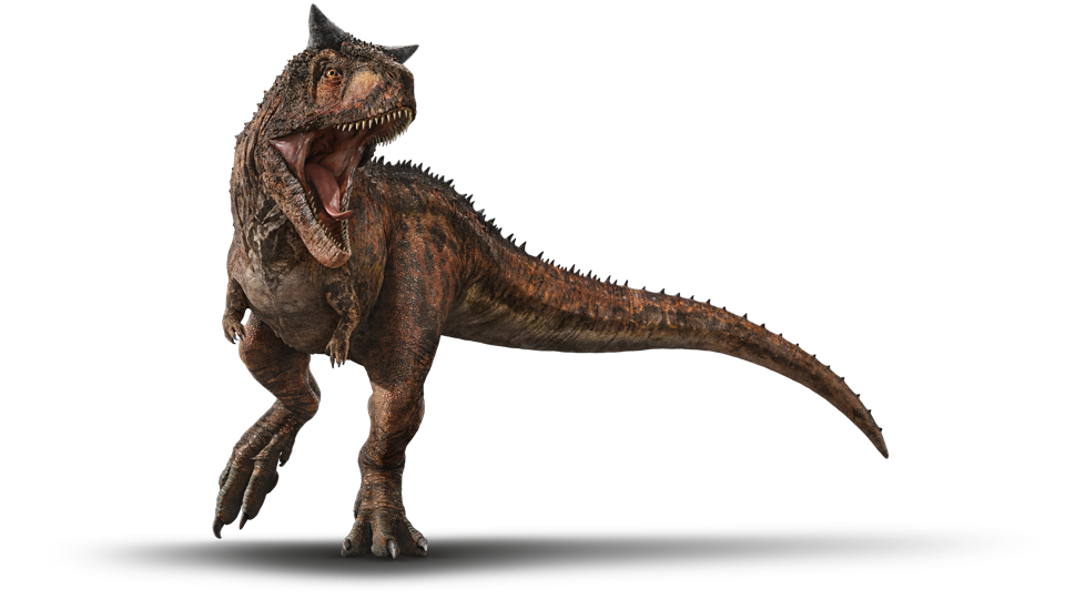 Jurassic Vault on X: Carnotaurus, originally featured in the The Lost World  novel but not the film, and initially planned to appear in Jurassic Park  III, finally made it's on screen debut