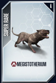 Megistotherium New Card