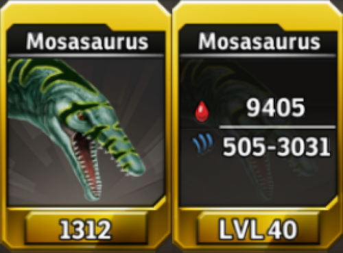 Mosasaurus Level 40 Tournament-Battle Arena Profile Picture