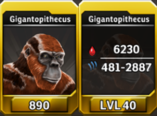 Gigantopithecus Level 40 Tournament-Battle Arena Profile Picture