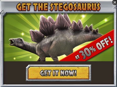 Stegosaurus Promotion