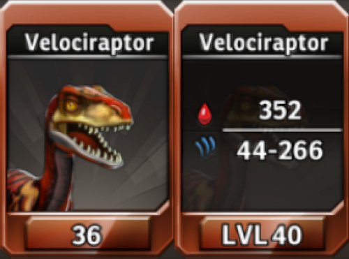 Velociraptor Level 40 Tournament-Battle Arena Profile Picture