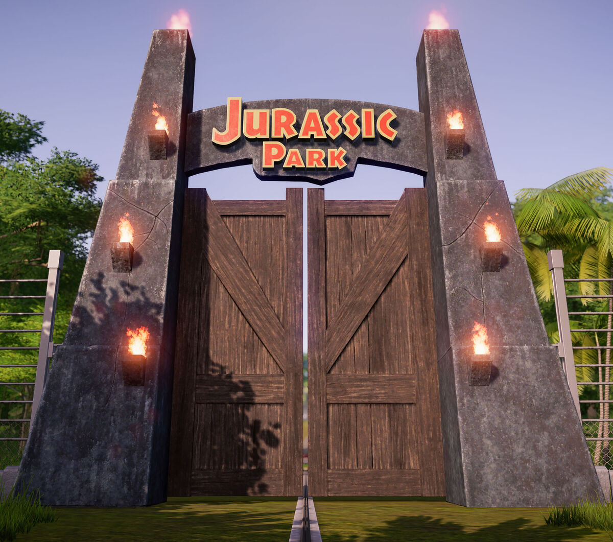 Jurassic Park Gate | Jurassic World Evolution Wiki | Fandom