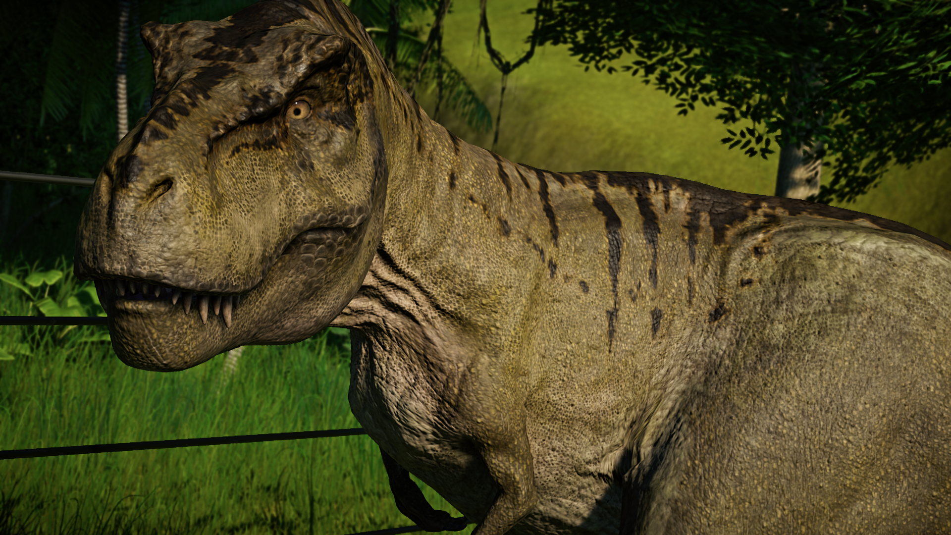 tyrannosaurus rex jurassic world evolution