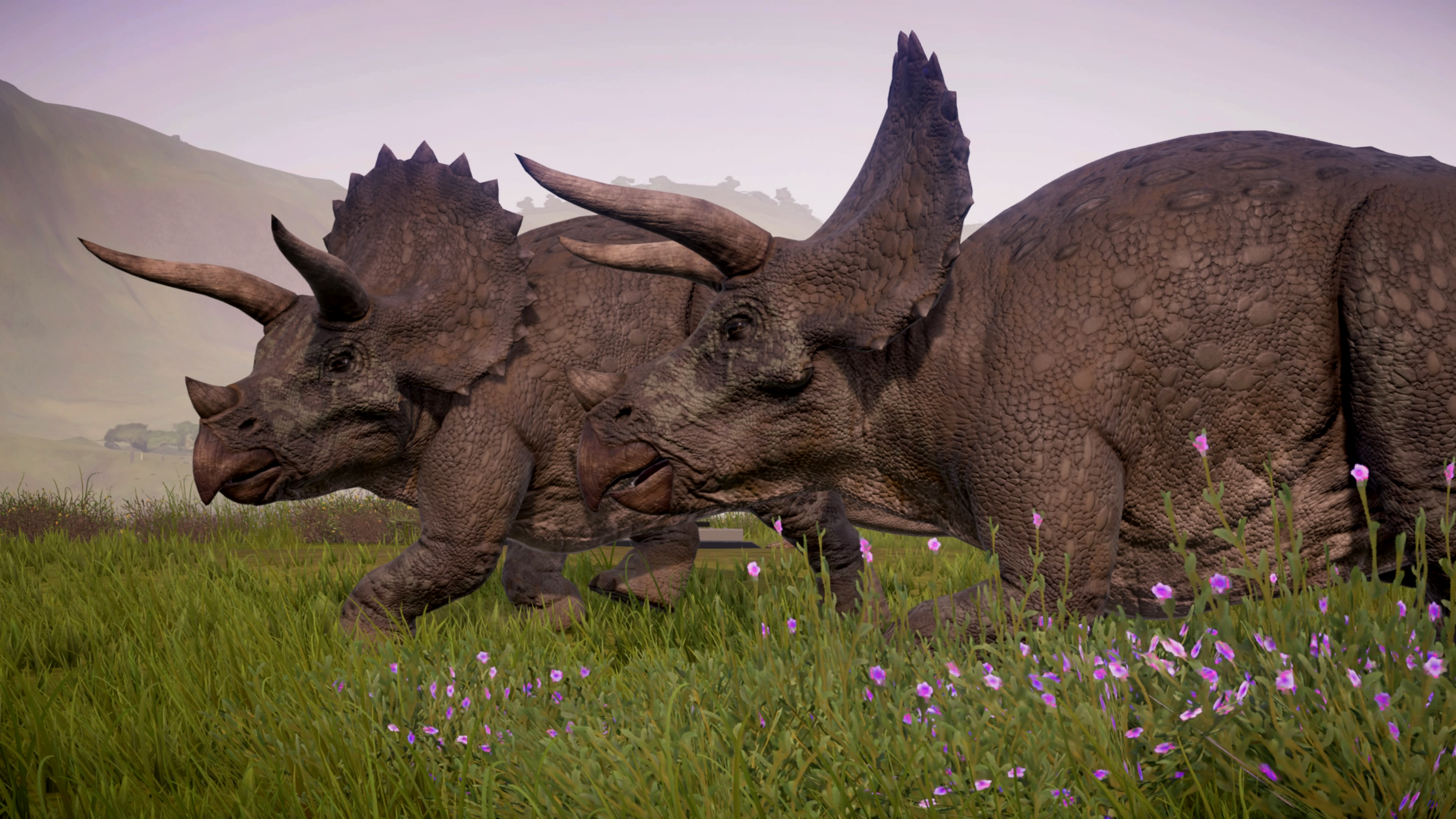 triceratops jurassic world evolution