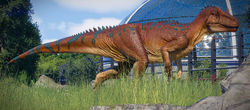 Allosaurus in Jurassic World Evolution 2