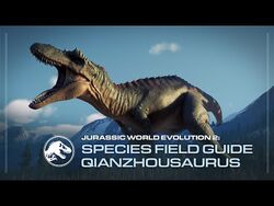 Species Field Guide - Qianzhousaurus - Jurassic World Evolution 2