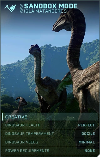 Sandbox Mode | Jurassic World Evolution Wiki | Fandom
