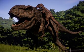 Tyrannosaurus Jurassic World Evolution Wiki Fandom - jurassic park lost world t rex vs roblox