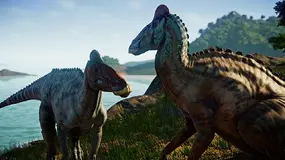 Un couple d'Edmontosaurus