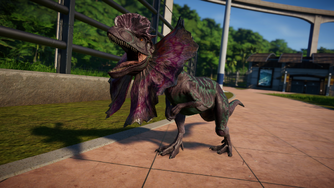 Dilophosaurus Available in expeditions