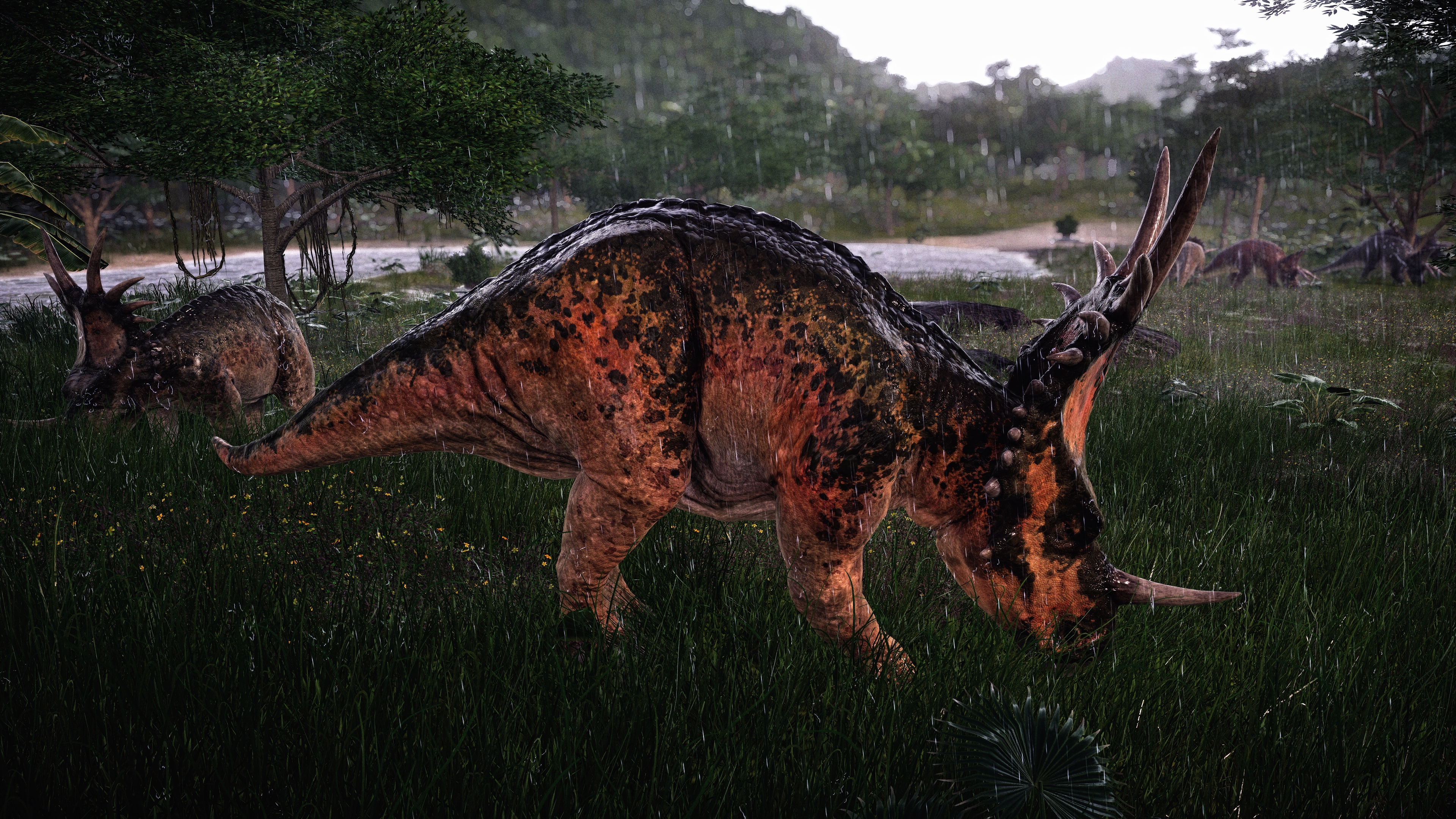 styracosaurus jurassic world evolution