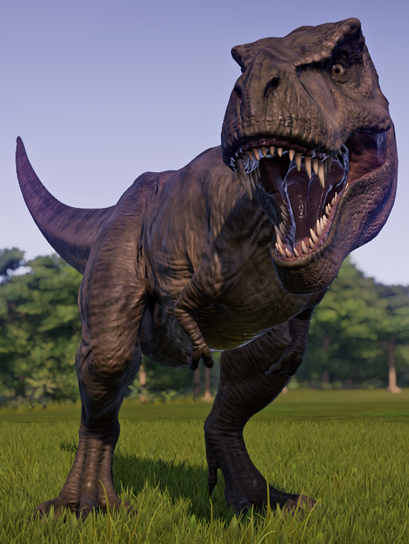 Tyrannosaurus Jurassic World Evolution Wiki Fandom - roblox realistic dinosaurs challenge worlds biggest dino