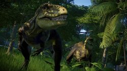 carcharodontosaurus jurassic world the game
