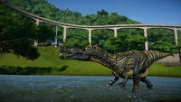 A Suchomimus roaming the wetlands.