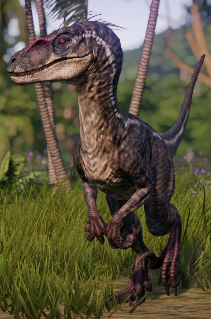 velociraptor jurassic world evolution